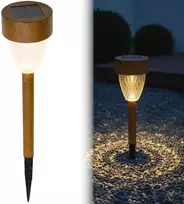 Saska Garden SAULĖS ENERGIJA VEIKIANTIS ŠVIESTUVAS MEDŽIO IMITACIJA 7x39CM 1077475