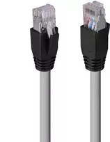 Tinklo Kabelis - LINDY Cat.6A U/FTP LSZH Tvirto Pagrindo Tinklo Kabelis, RJ45, M/M, 500MHz, 90 m, Pilkas