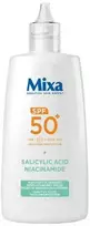 Mixa Salicylic Acid + Niacinamide Daily UV Fluid SPF 50+ apsauginis fluidas nuo saulės veidui, 40 ml