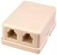„PremiumCord Lizdas“ telefono sieninis kabelis 2xRJ11 lipnus