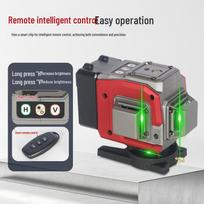 12-Line Green Laser Level: Outdoor Use, Auto-Leveling, Wall/Floor Mount.