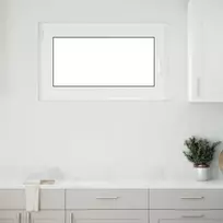 Požeminio lango RISOR 100 x 70 cm PVC ir stiklas Antracito
