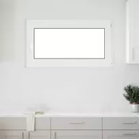 Požeminio lango RISOR 110 x 60 cm PVC ir stiklas Antracito
