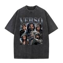 Game Clair Obscur Expedition  Verso Washed T Shirts Mens Clothing Fashion Vintage Oversized Short Sleeve Tshirts Streetwear S