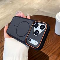 Apple 17 Pro Max Two-Color Phantom Magnetic iPhone 16/15 Frosted Protective Case iPhone 16 Pro Max juoda