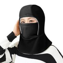 Fleece Balaclava Cycling Cap Neck Protection Ski Windproof Cap Warm Hat Mask  Outdoor Sports juoda