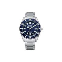 CITIZEN 200 meters waterproof mechanical movement super titanium strap men's watch black dial NB6021-68L juoda