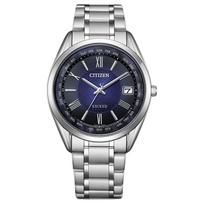 CITIZEN 50 meters waterproof, solar Quartz, titanium strap, , 38.4mm, same style for men and women, blue dial CB1150-67L mėlyna