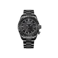 CITIZEN Eco-Drive Series Black Titanium™ Series 100m Waterproof Solar Quartz Super Titanium Strap 40.6mm Men's Watch Black Dial CB0285-63E juoda