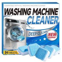 Washing Machine Cleaner Effervescent Tablets Deodorizing Decontamination 3-Pack for Automatic Cleaners
