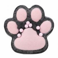 Cat Paw Shaped Cleaning Sponge Soft Durable Multi Layer Foam Non Scratch Household Kitchen Tool for Dishwashing Surfaces One Size juoda