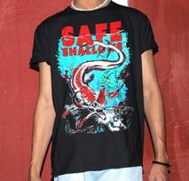 Subnautica Safe Shallows Shirt - Indie Game Tshirt Summer Men's and Women's Loose and Breathable T-shirt Top S įvairiaspalvis