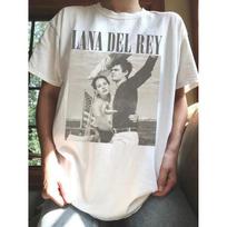 Vasariniai marškinėliai Oversize Unisex Lana Del Rey Ldr Plaukiojimas Rudo atspalvio T marškinėliai Minkšti T marškinėliai Vintage marškinėliai Harajuku Laisvalaikio moteriški T marškinėliai Moteriški S juoda