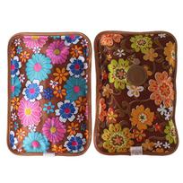 Hot 1set  Electric Hot Water Bag Bottle Reusable Plush EU Plug Charging Heating Water Bag Winter Warm Hand Pocket Random