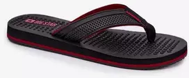 Vyrų juodos vasarinės šlepetės Flip Flop tipo