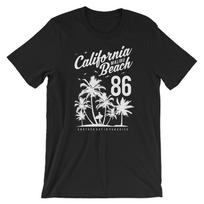 California Malibu Beach T-Shirt Mens Womens Tees Top. Surfer 100% Cotton Premium Tee NEW XL