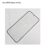 For OPPO Reno 15 Pro front LCD Glass Lens touchscreen Touch screen Panel For OPPO Reno15 Pro Outer Screen Glass without flex Black with OCA