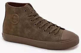 Laisvalaikio batai vyriški khaki spalvos su pašiltinimu iš eko odos Big Star