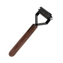 Pet Grooming Brush Hair Removal Comb for Dogs and Cats Effective Shedding Tool with Comfortable Handle for Easy Use and Durable Design one size