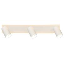 Kinkiet Ścienny Nowoczesny Biały Listwa Ruchome Reflektorki 3Xgu10 + Led 10W Zmienna Barwa Parma Light Prestige