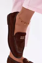 Rudi moteriški mokasinai Vinceza