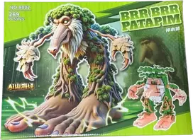 Konstruktorius Brainrots stiliaus 269 dėtalių ( brr brr patapim )