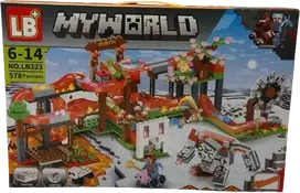 Konstruktorius LED My World Minecraft