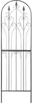 Besk Dekoratyvinės metalinės grotelės 65x220cm, juodos