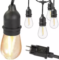 Garden Girl Dekoratyvinė LED Girlianda E27 15m