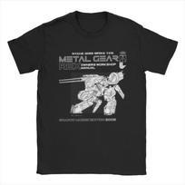 Metal Gear Solid Rex Manual T-Shirts Men Funny 100% Cotton Tee Shirt Round Collar Short Sleeve T Shirt New Arrival Clothes S juoda