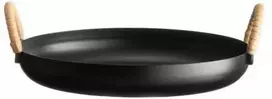 Serviravimo padėklas Maku 645378, skersmuo 19 cm, juodas