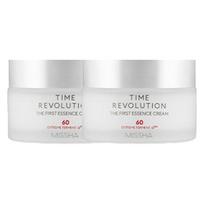Missha Time Revolution The First Essence Cream 50ml x 2pcs - Fermented Yeast Extract for Skin Vitality & Radiance