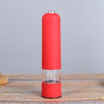 Grinder Pepper Electric Salt Spice Herbal Containers  Easy Clean Kitchen Home raudona