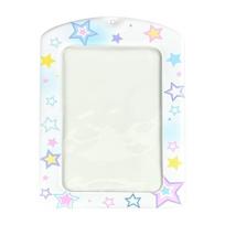 Decorative Rectangular Photo Frame with Star Pattern for Desktop Display Suitable for Home or Office Use One Size mėlyna
