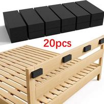 20-PC High-Density Foam Wall Protectors, Self-Adhesive Furniture Pads for Bed & Sofa, Scratch Prevention, Matte Finish juoda