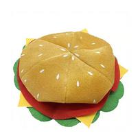 Cute Decorative Burger Hat Creativity Performance Prop Hat Burger Headgear  Children hamburger