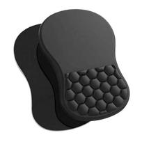 Ergonomic Memory Foam Mouse Pad Wrist Rest Support with Non Slip Base and Honeycomb Cushion Design for Office Home Use One Size juoda