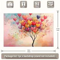 2D Fresh Nature Meadow Backdrop Multicolor Blooms Photography Background 47.2x31.5inch/120*80cm