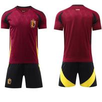 2024 Europos taurė Belgijos namų futbolo marškinėliai Nr. 7 De Bruyne 10 Lukaku 25 daugialypės bibliotekos marškinėlių komplektas #16