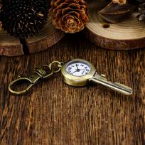 Key antique copper keychain watch pocket watch quartz watch student necklace watch hanging watch accessory ruda