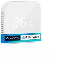 Meross MTS215 Wifi termostatas Katilo / vandens šildymo sistemai Apple Homekit, Matter, baltas