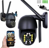 Zewnętrzna Kamera Wifi Obrotowa 8Mpx Śledzenie ~360 Stopni Uhd Nagrania Sd