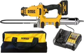 Dwubiegowa akumuliatorinė smarownica, 690 bar, 1x5Ah, 18V XR, DeWALT [DCGG581P1G-QW]