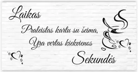 Paveikslas virtuvei Laikas kartu