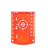 2Pcs Magnetic Laser Level Target Board Double Scale Magnetic Target Plate  Measuring Tool žalia