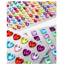 12mm multiple colors available Rhinestone sticker DIY phone case handbag concert 3D acrylic self-adhesive sticker 12mm