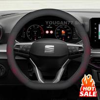 Odinis automobilio vairo užvalkalas Seat Ibiza 2013-2024 2025 Neslystantys užvalkalai Automobilio interjero Seat leon Aksesuarai