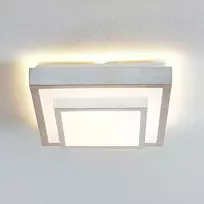 Lindby Mirco LED aliuminio lubinis šviestuvas, kvadratinis, 32 cm