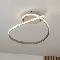 Lubinis šviestuvas Lindby Criostal LED lubų šviestuvas su RGB perjungimu