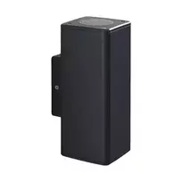 Sieninis šviestuvas Sieninis lauko šviestuvas Nati, IP54, GU10, kvadratinis